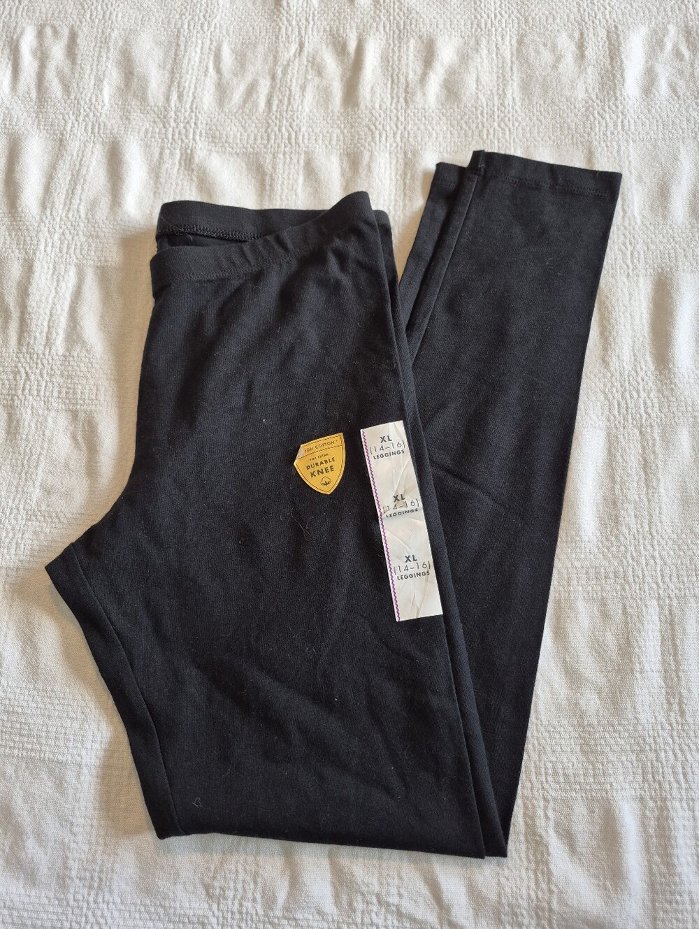 Cat & Jack girls XL 14/16 black leggings, NEW